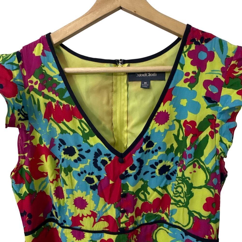 Modcloth Eyes On You Floral Maxi Dress Medium - Picture 6 of 14